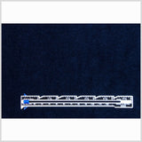 Navy Solid Cotton Velvet