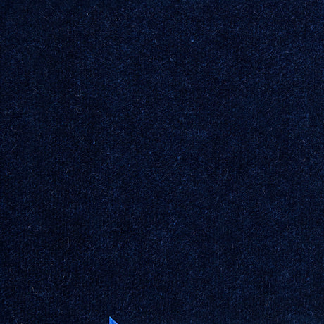 Navy Solid Cotton Velvet