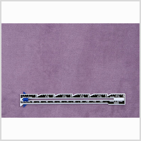 Lilac Solid Cotton Velvet