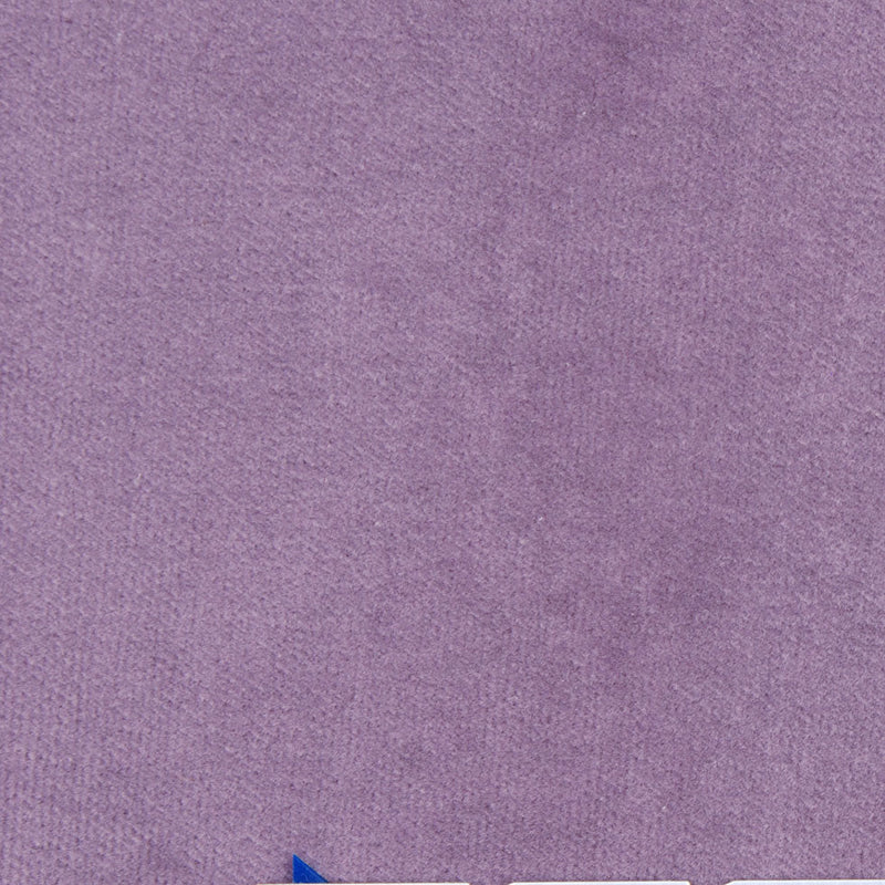 Lilac Solid Cotton Velvet