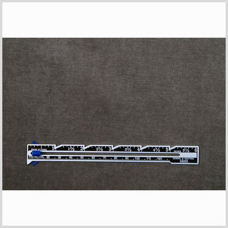 Smoke Solid Cotton Velvet