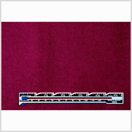 Plum Solid Cotton Velvet