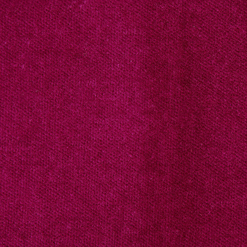 Plum Solid Cotton Velvet
