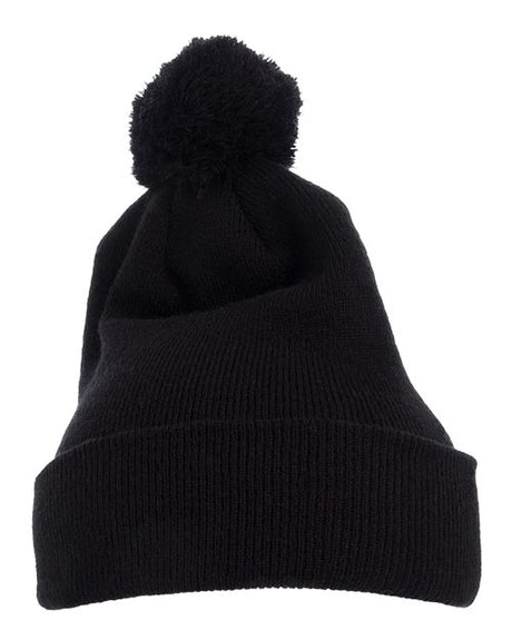 YP Classics Pom-Pom Cuffed Knit Beanie