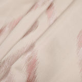 Reversible Pink/Pearl Geometric Polyester Satin