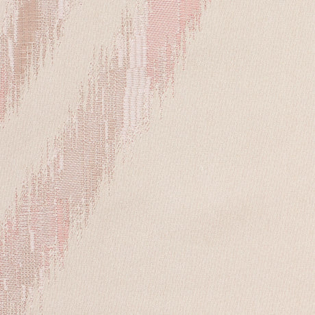 Reversible Pink/Pearl Geometric Polyester Satin