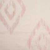 Reversible Pink/Pearl Geometric Polyester Satin