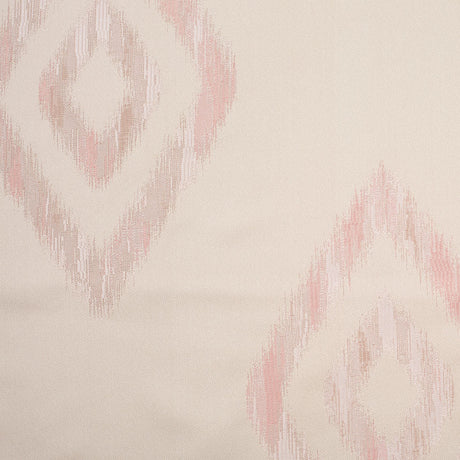 Reversible Pink/Pearl Geometric Polyester Satin
