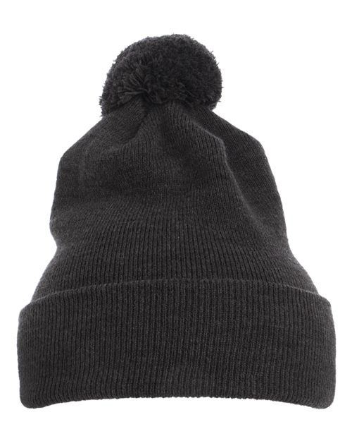 YP Classics Pom-Pom Cuffed Knit Beanie