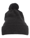 YP Classics Pom-Pom Cuffed Knit Beanie