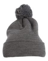 YP Classics Pom-Pom Cuffed Knit Beanie