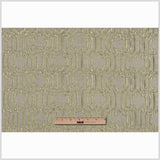 Beige Geometric Brocade
