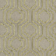 Beige Geometric Brocade
