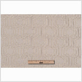 Ivory Geometric Brocade