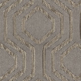 Gunmetal Geometric Brocade