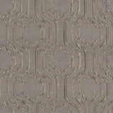 Gunmetal Geometric Brocade