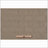Taupe Geometric Brocade