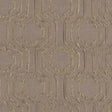 Taupe Geometric Brocade