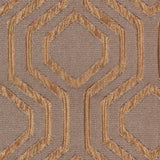 Taupe Geometric Brocade