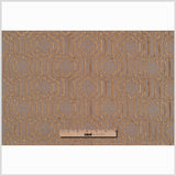 Taupe Geometric Brocade