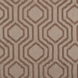 Taupe Geometric Brocade