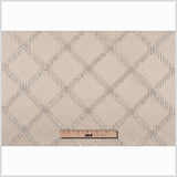 Ivory Diamonds Brocade