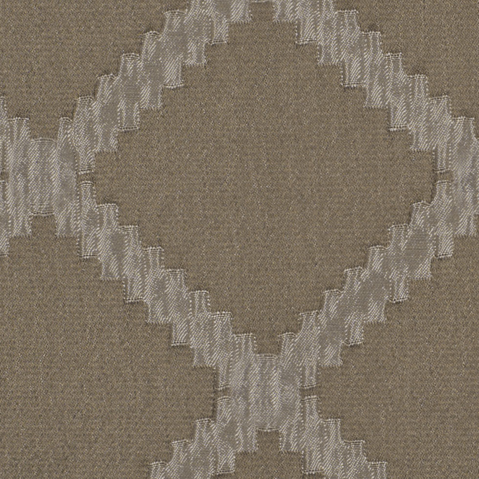 Taupe Diamonds Brocade
