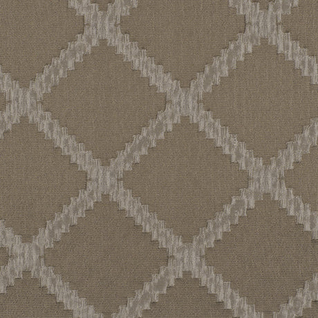 Taupe Diamonds Brocade