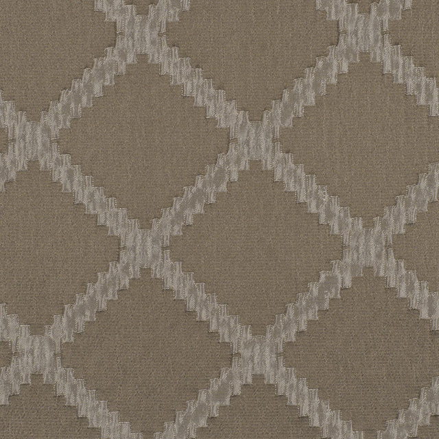 Taupe Diamonds Brocade