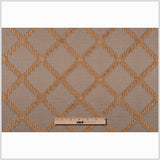 Taupe Diamonds Brocade