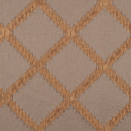 Taupe Diamonds Brocade