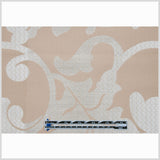 Wheat Damask Floral Poly