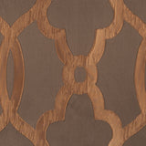 Taupe Geometric Brocade