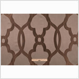 Taupe Geometric Brocade