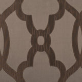 Taupe Geometric Brocade