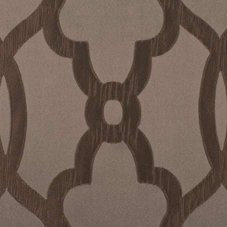 Taupe Geometric Brocade