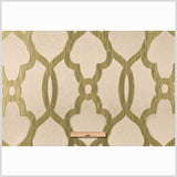 Beige Geometric Brocade