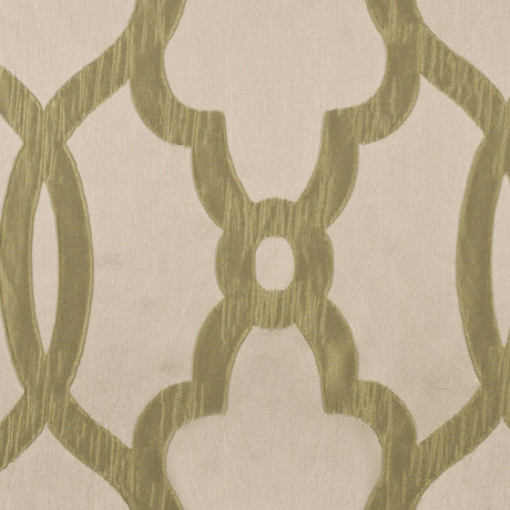 Beige Geometric Brocade