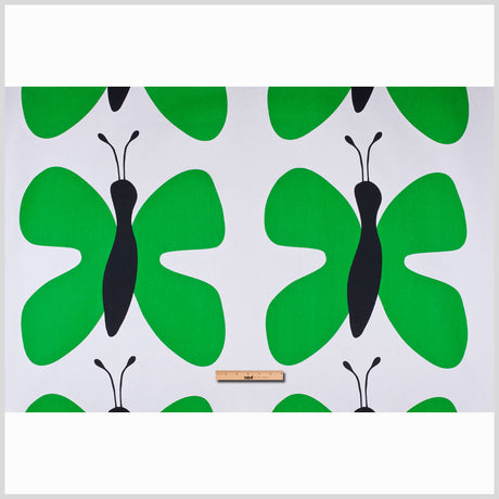 Green Print Graphic Cotton
