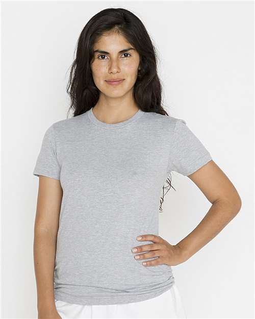 USA-Made Women's Fine Jersey T-Shirt