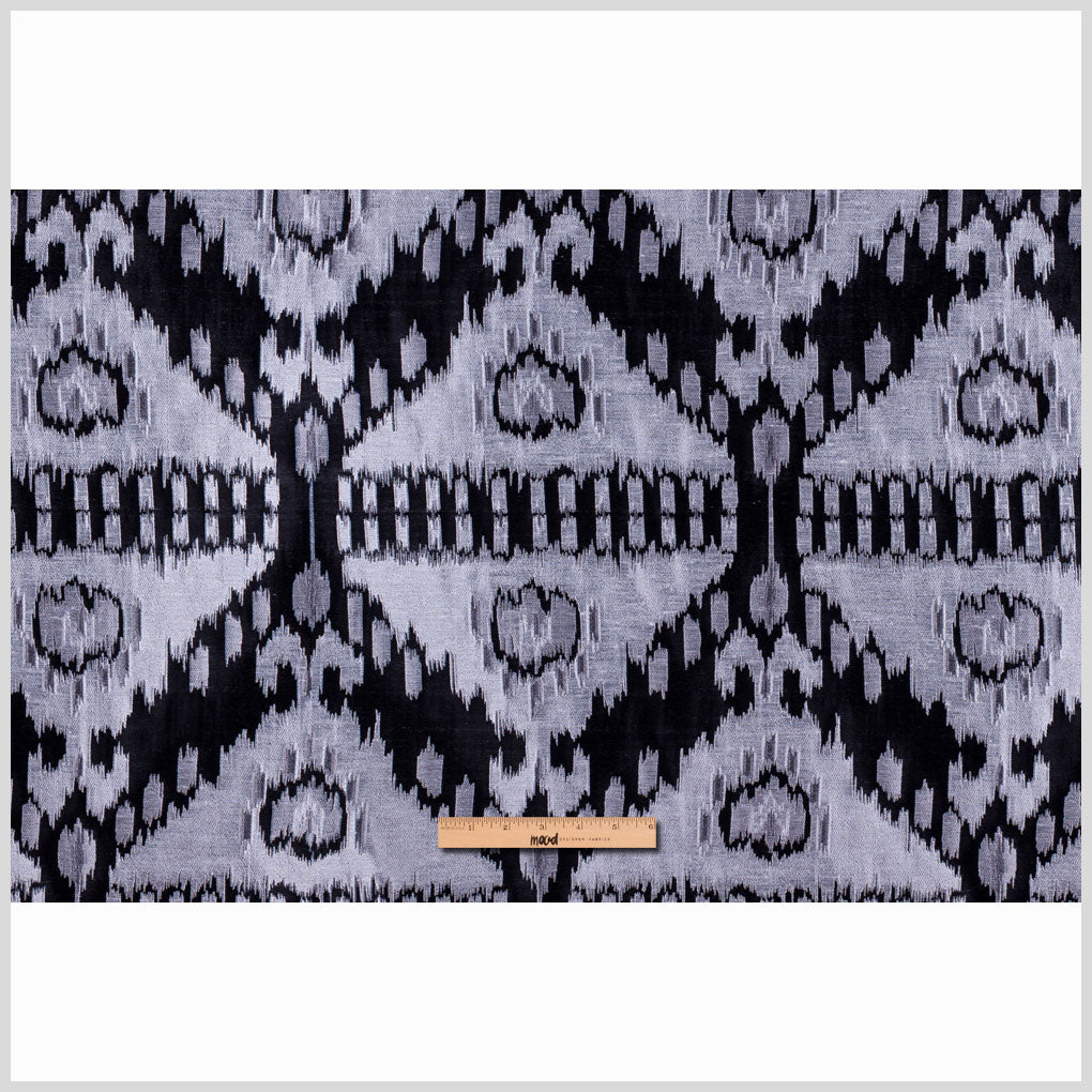 Black Ikat Poly