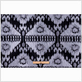 Black Ikat Poly