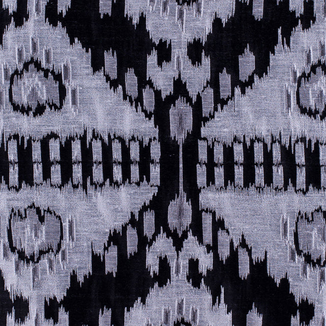 Black Ikat Poly
