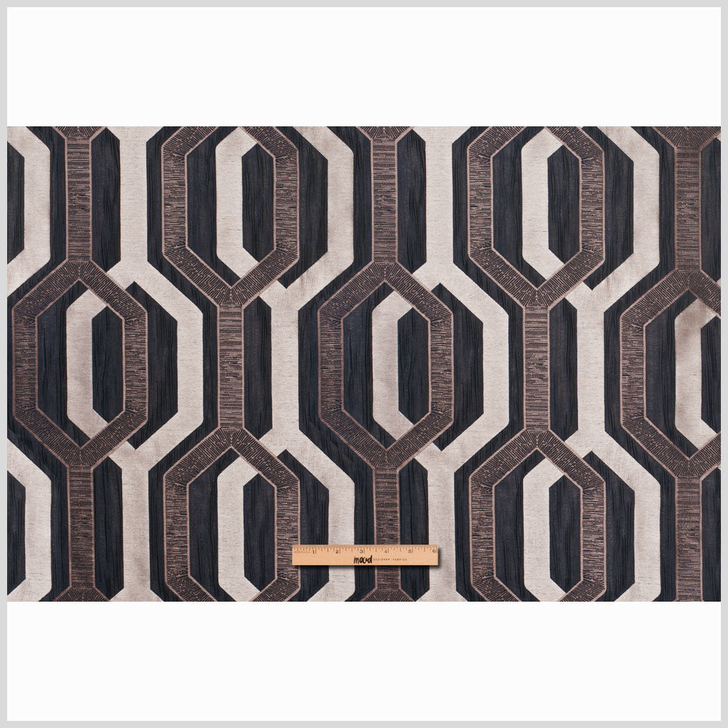 Dark Brown Geometric Poly