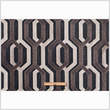 Dark Brown Geometric Poly