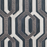 Dark Brown Geometric Poly