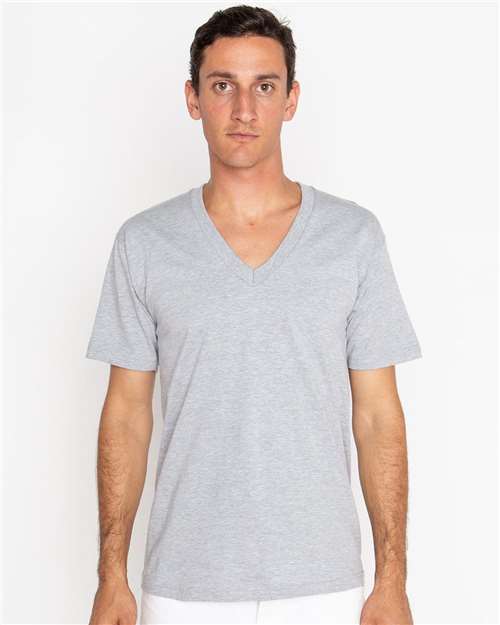 USA-Made Fine Jersey V-Neck T-Shirt