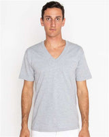 USA-Made Fine Jersey V-Neck T-Shirt