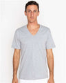 USA-Made Fine Jersey V-Neck T-Shirt