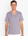 USA-Made Fine Jersey V-Neck T-Shirt